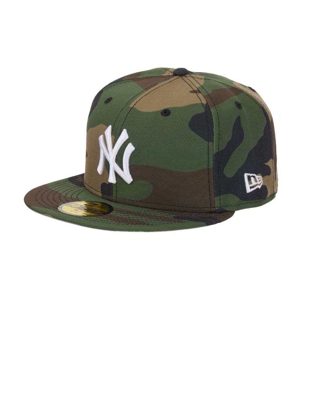 Supreme x New Era Men's NY Yankees Woodland Camo Fitted Hat - White Logo